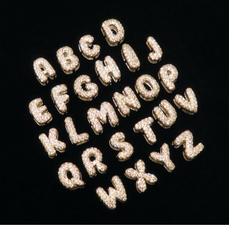 Single Mini Bubble Initial (Charm only)