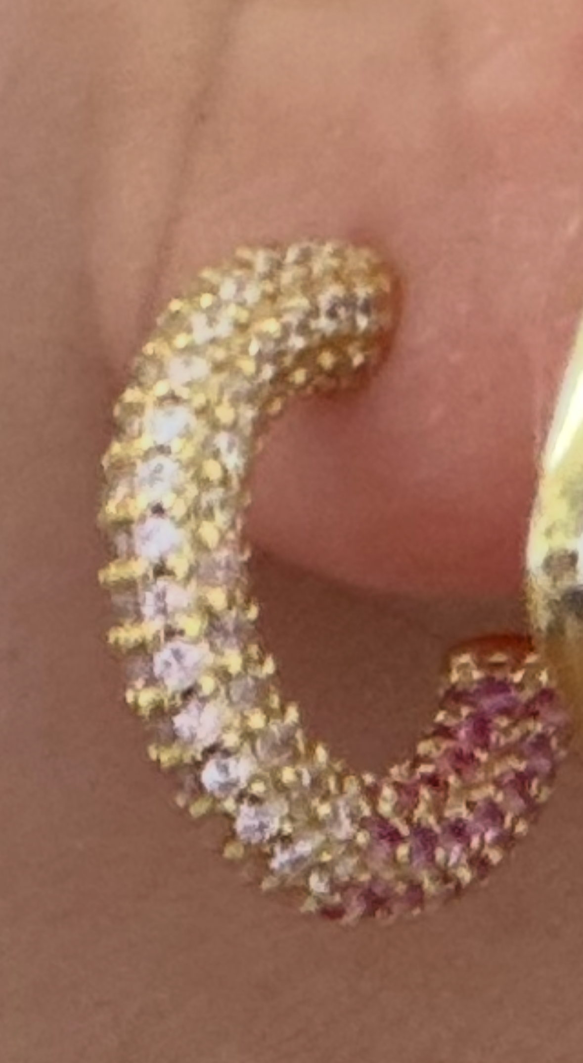 Mini Gradient CZ Paved Hoops
